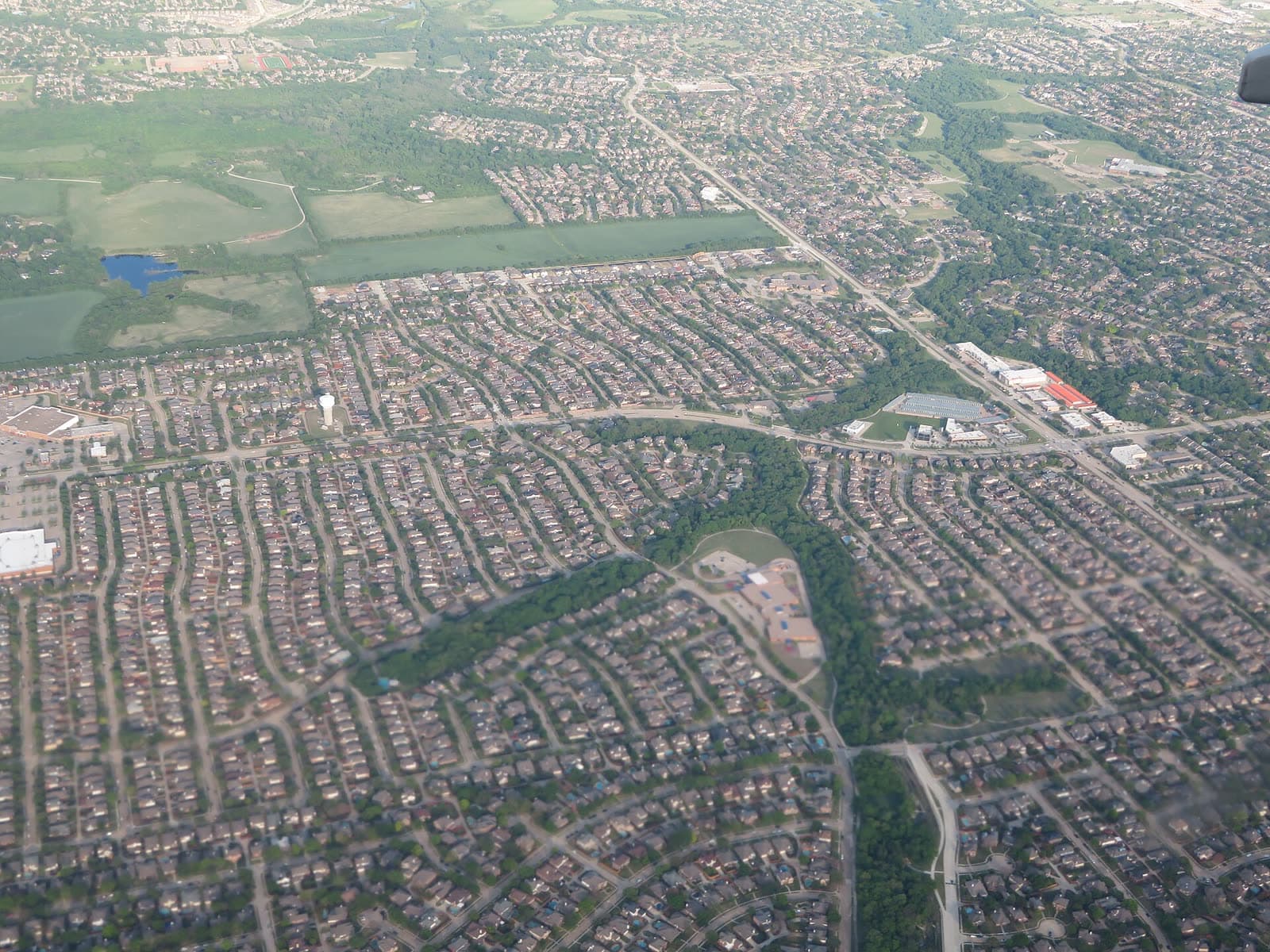 Aerial view of Allen