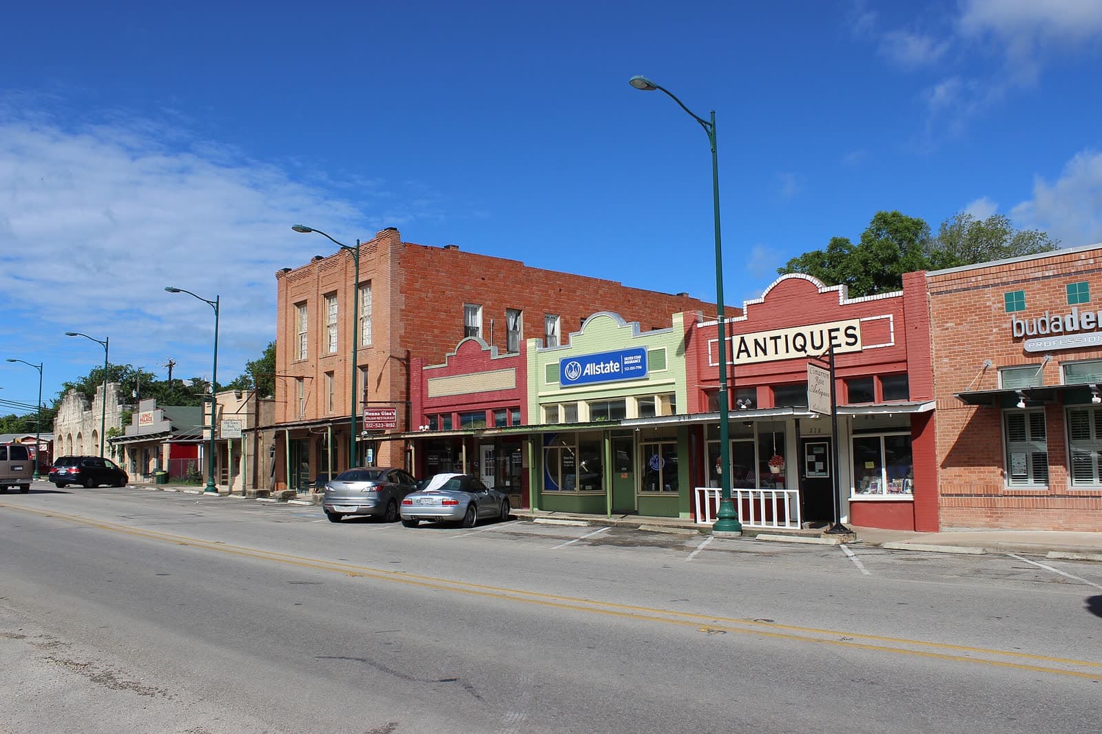 Historic downtown Buda