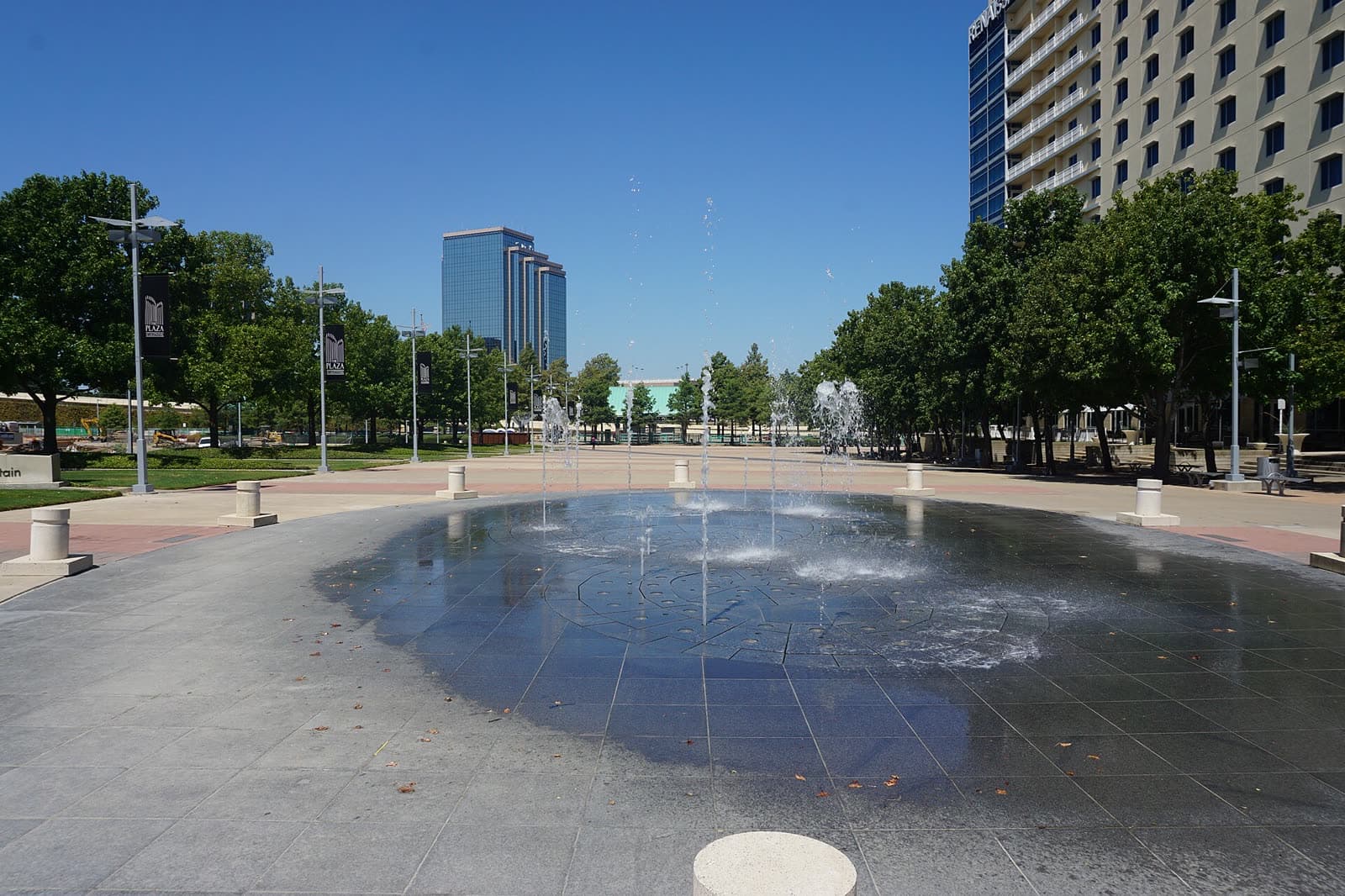 A plaza in Richardson
